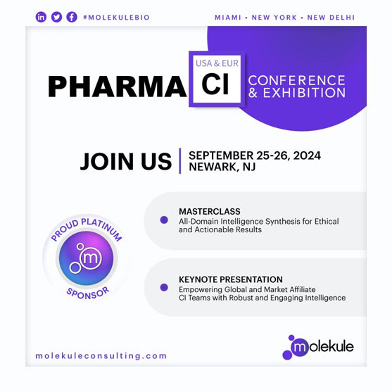 Molekule Consulting: Proud Platinum Sponsor of Pharma CI USA & Europe!