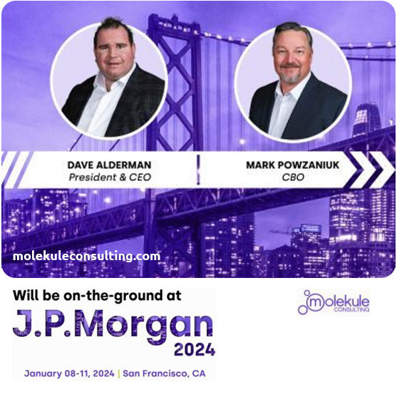 Molekule is gearing up for the upcoming 42nd Annual J.P. Morgan Healthcare Conference! Mark Powzaniuk and David Alderman are eager to connect with you in San Francisco from January 8th to 11th, 2024.